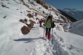 Salita invernale da Nona di Vilminore al Passo della Manina il 26 febbraio 2011 - FOTOGALLERY